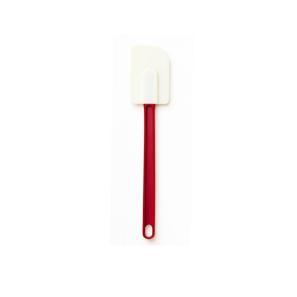 [02051W Large Scraper Red-White (SYS-41)] 41cm Silicon Scraper Red-White