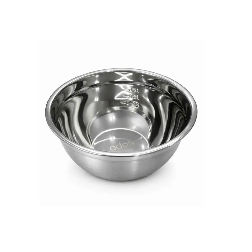 Steel Bowl 20Cm, Plain Bottom