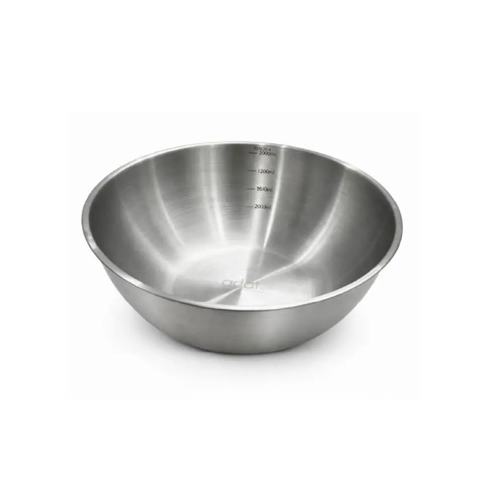 Steel Bowl 22Cm, Plain Bottom, Sus304