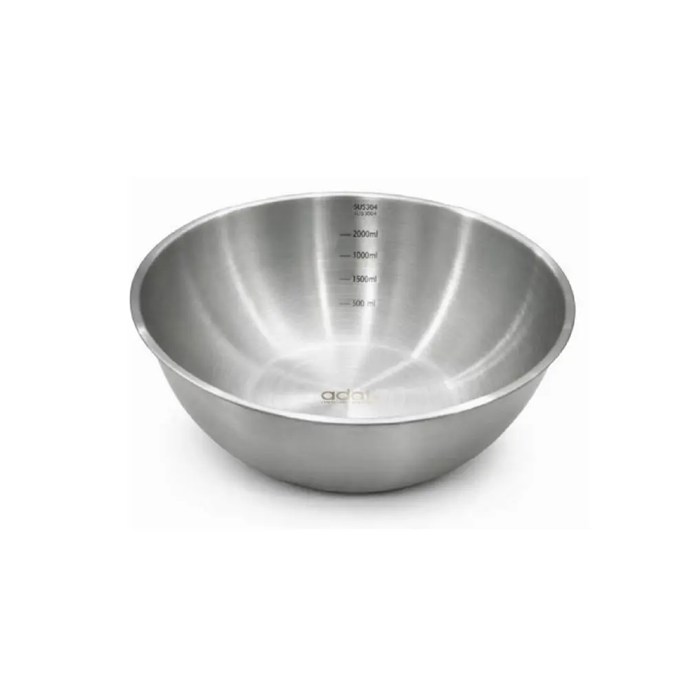 Steel Bowl 25Cm, Plain Bottom, Sus304