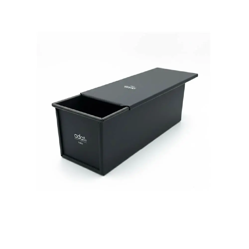 Bread Pan 300*110*110Mm, 1.0Mm Al.Alloy, Teflon Ptfe Inside+ Black Painted Outside