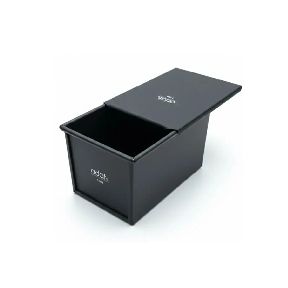 Bread Pan 160*110*110Mm, 1.0Mm Al.Alloy, Teflon Ptfe Inside+ Black Painted Outside