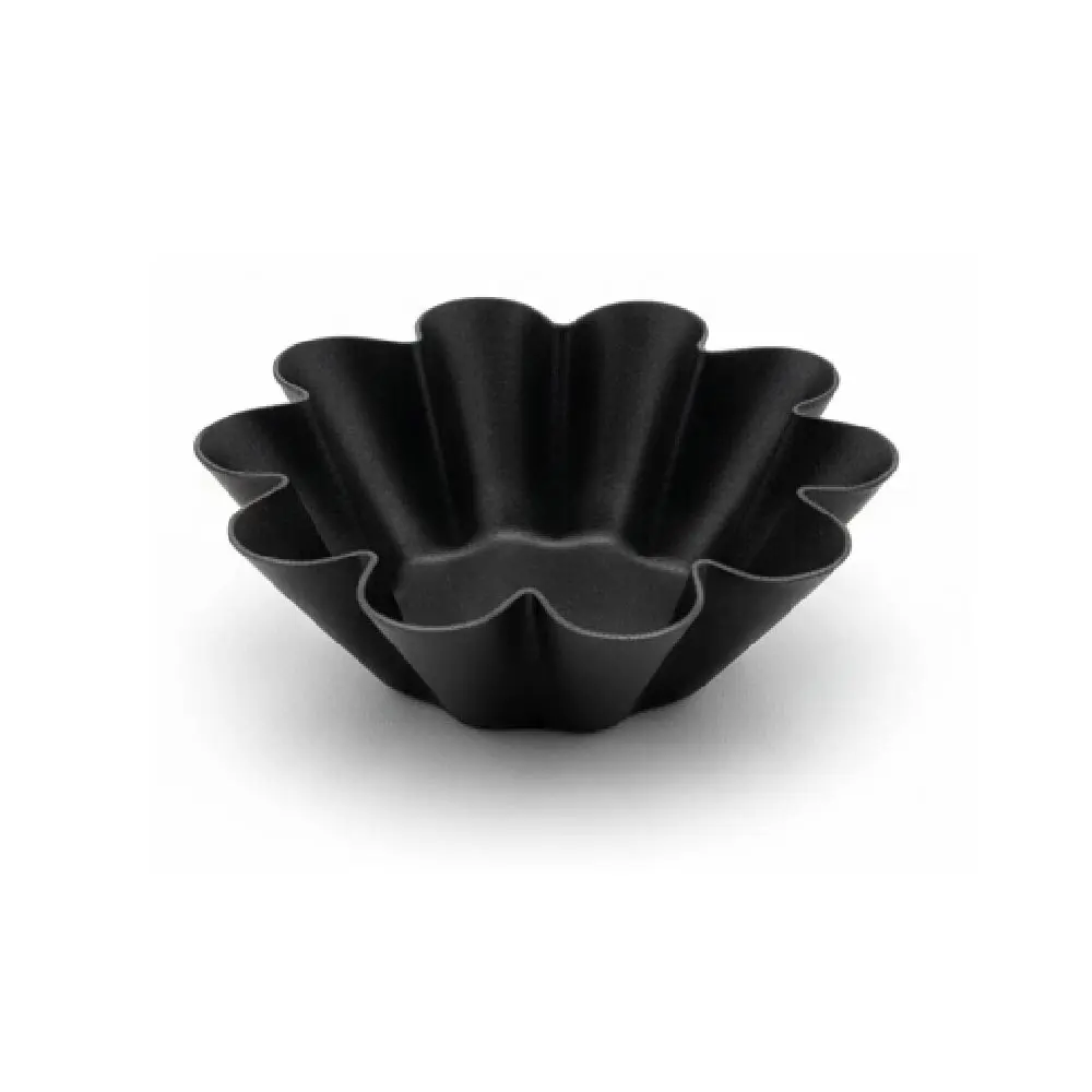 Flower Tart Mold 94*52*30mm
1.0mm al.alloy
Teflon PTFE both inside and outside Y 100