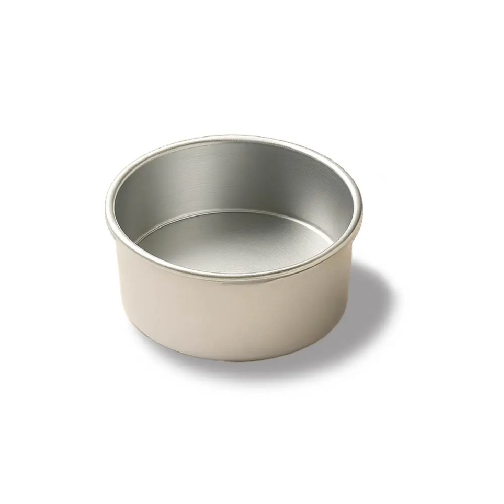 Round Cake Mold 200*100, 1.2Mm Al.Alloy, Anodized (Silver)