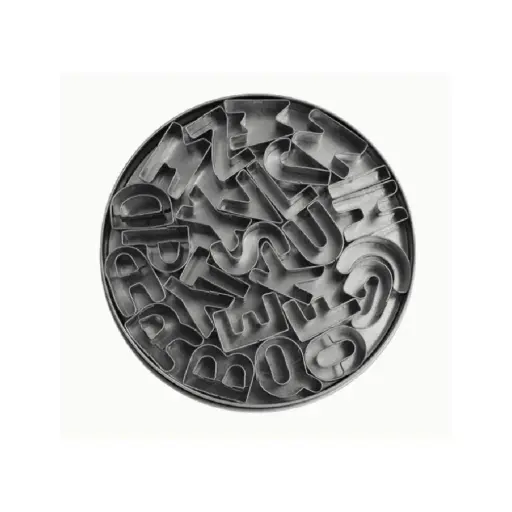 [04-6123] Alphabet Fondant Cutter Set, 26 pieces