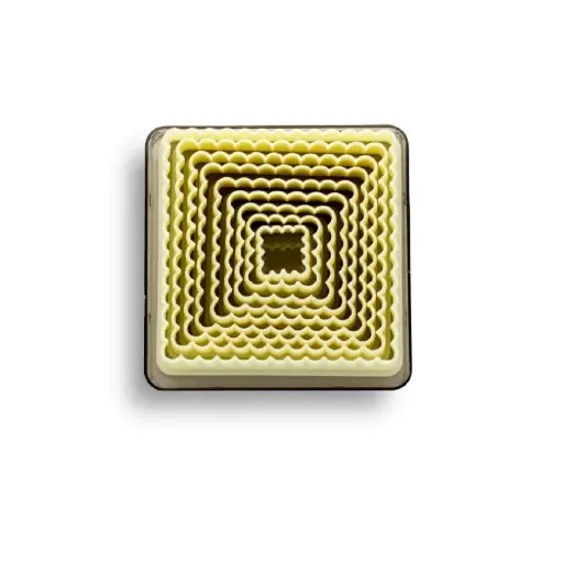 [04-1237] Square Cutter Set Nylon-Serrated, 9 Pieces