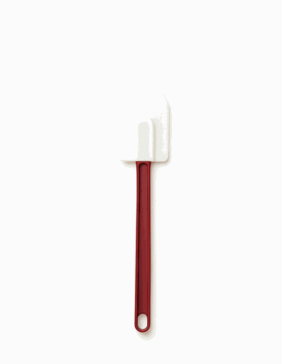 [02051W Large Scraper Red-White (SYS-41)] 41cm Silicon Scraper Red-White