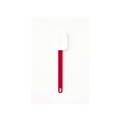 [02052W Medium Scraper Red-White-Spon (SIS-36)] 36cm Silicon Spoon Red-White