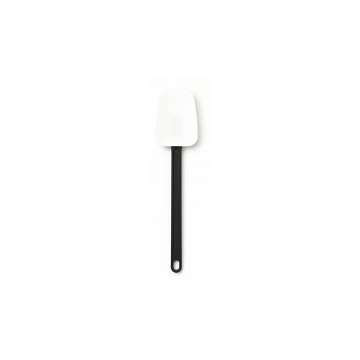 [02052B Medium Scraper Black White-Spon (SIS-36)] 36cm Silicon Spoon Black White