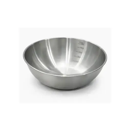 [004-31#] Steel Bowl 31Cm, Plain Bottom, Sus304