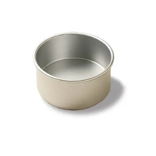 [M 015] Round Cake Mold 180*100, 1.2Mm Al.Alloy, Anodized (Silver)