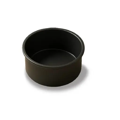 [M 016] Round Cake Mold 180*100, 1.2Mm Al.Alloy, Hard Anodized (Black)