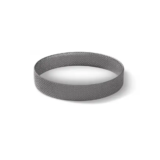 [YT 005] Perforate Round Ring-My44115 152 H20Mm, 1.0Mm S/S 304, Polished