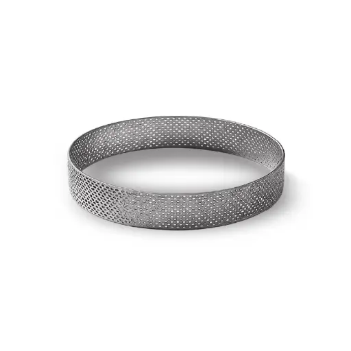 [YT 006] Perforate Round Ring-My44116 203 H20Mm, 1.0Mm S/S 304, Polished